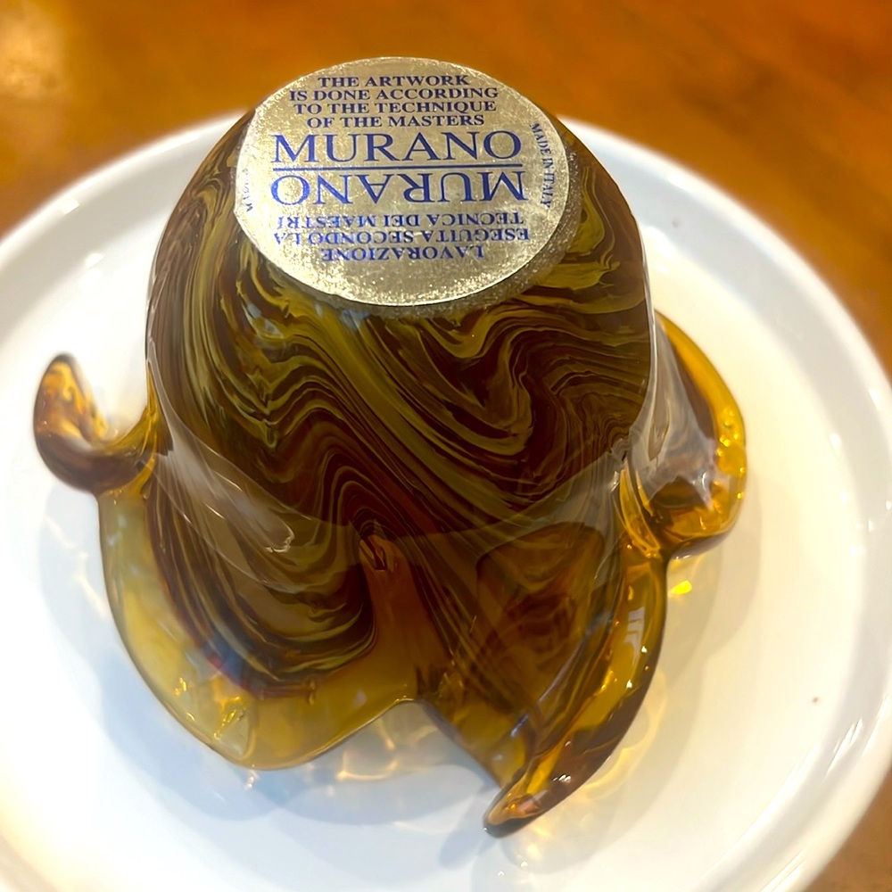 Genuine Murano glass dish